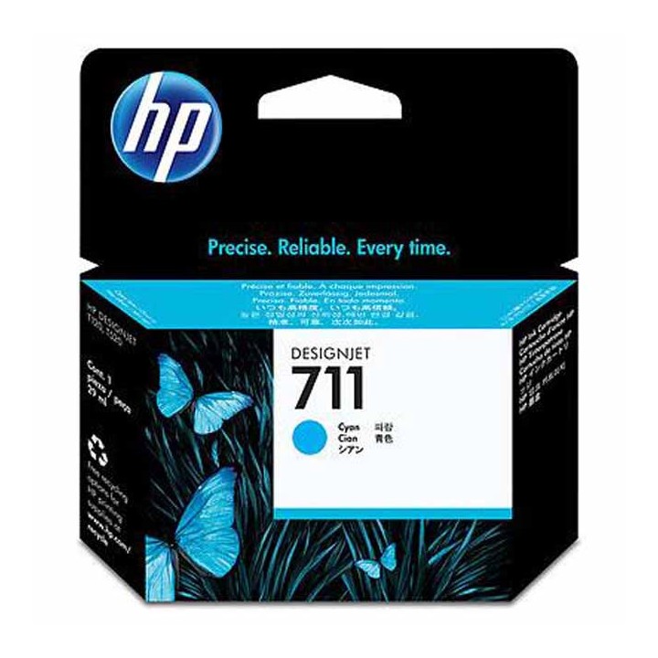 Tinta Original HP 711 CZ130A Cyan para Designjet T120 (29 ml)