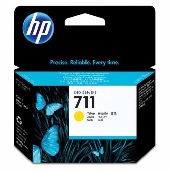Tinta Original HP 711 CZ132A Amarillo para Designjet T120 (29 ml)