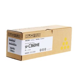 Toner Original RICOH 408187 Amarillo para SP C360 Alta Capacidad (5k)