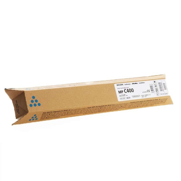 Toner Original RICOH 842039 841300 841551 Cyan para MP C300 C400 (10k)