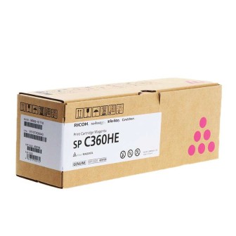 Toner Original RICOH 408186 Magenta para SP C360 Alta Capacidad (5k)