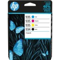 Tinta Original HP 934XL 935XL 6ZC72AE Pack KCMY