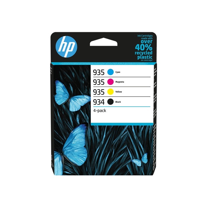 Tinta Original HP 934XL 935XL 6ZC72AE Pack KCMY