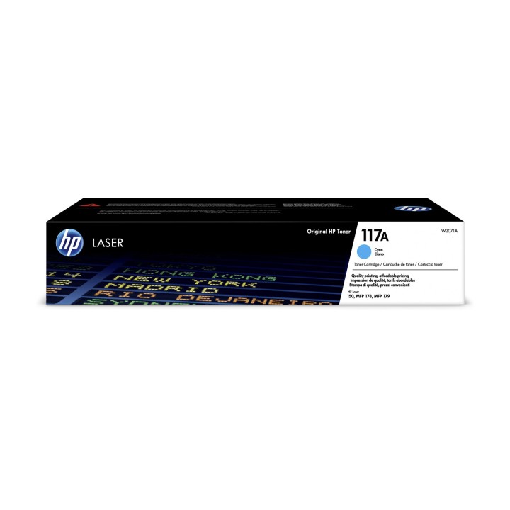Toner Original HP W2071A (117A) Cyan (0. 7k)