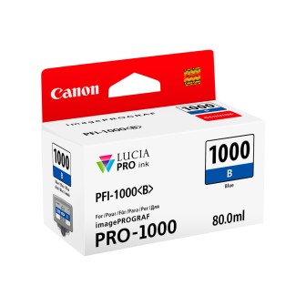 Tinta Original CANON PFI1000B 0555C001 Azul (80 ml)