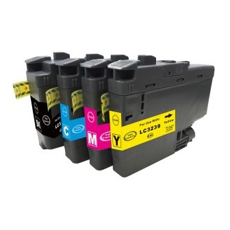 Tinta Compatible BROTHER LC3239XLY Amarillo (5k)