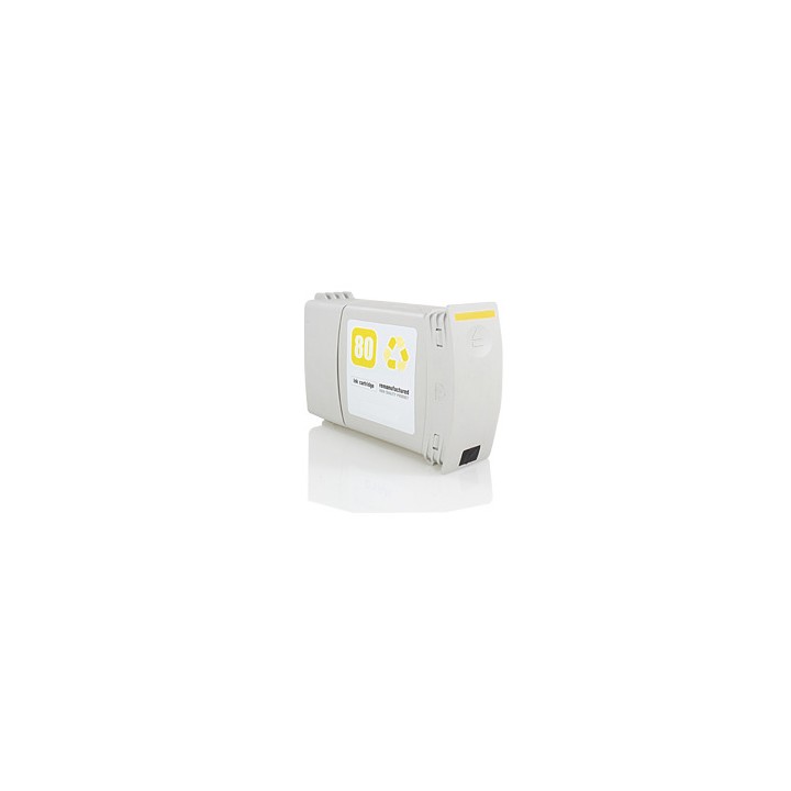 Tinta Compatible HP 80 C4848A Amarillo