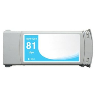 Tinta Compatible HP 81 C4934A Cyan Light