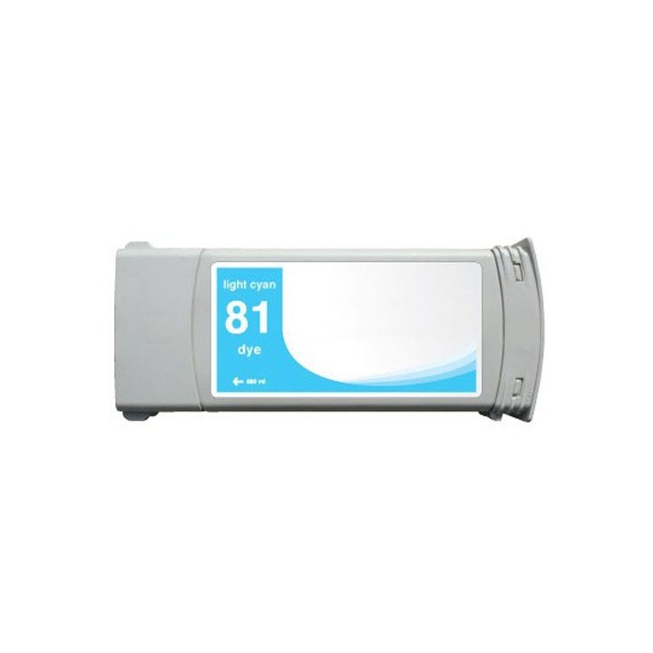 Tinta Compatible HP 81 C4934A Cyan Light
