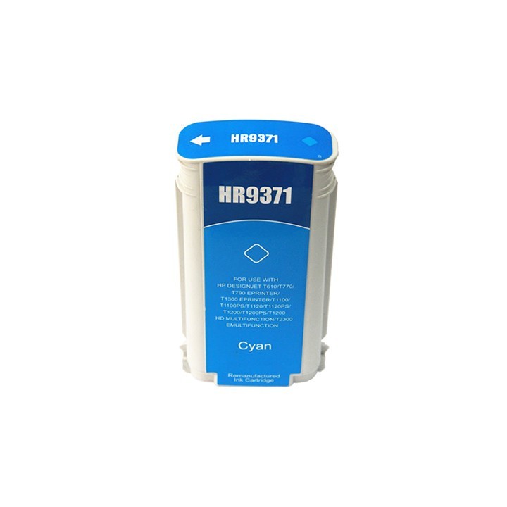 Tinta Compatible HP 72 C9371A Cyan