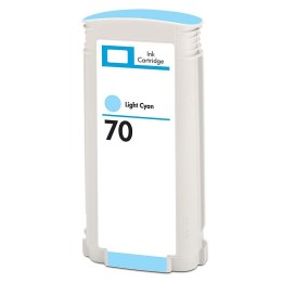 Tinta Compatible Pigmentada HP 70 C9390A Cyan Light