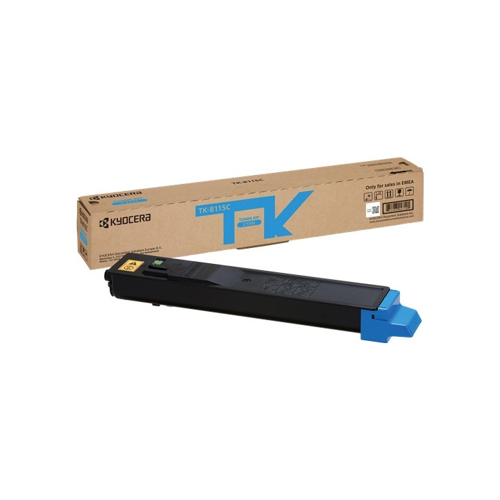 Toner Original KYOCERA-MITA TK8115C 1T02P3CNL0 Cyan (6k)