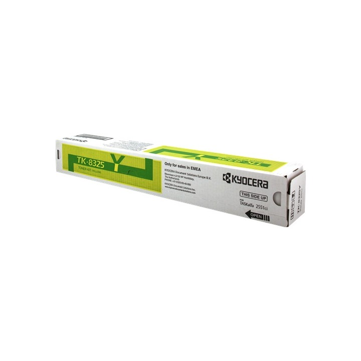 Toner Original KYOCERA-MITA TK8325Y 1T02NPANL0 Amarillo para Taskalfa 2551ci