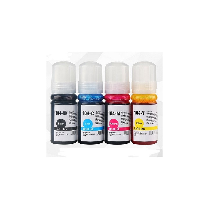 Botella de Tinta Compatible Universal EPSON 102 103 104 105 106 Negro (70 ml)