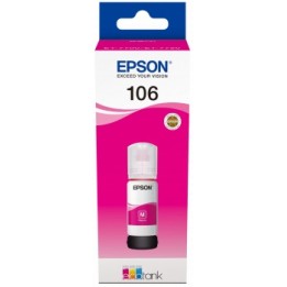 Botella de Tinta Original EPSON 106 C13T00R340 Magenta