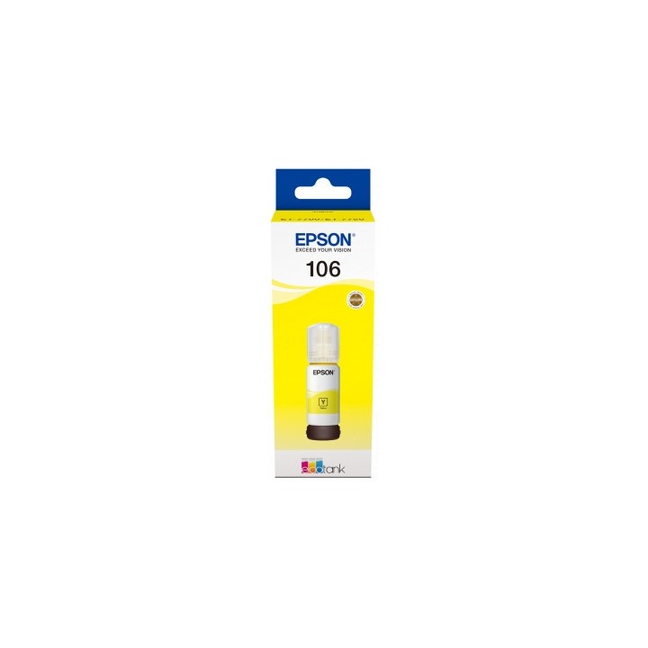 Botella de Tinta Original EPSON 106 C13T00R440 Amarillo
