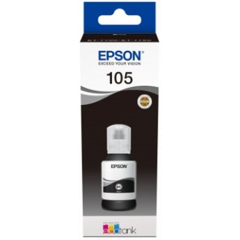 Botella de Tinta Pigmentada Original EPSON 105 C13T00Q140 Negro