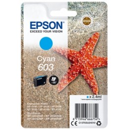 Tinta Original EPSON 603 C13T03U24010 Cyan