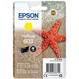 Tinta Original EPSON 603 C13T03U44010 Amarillo
