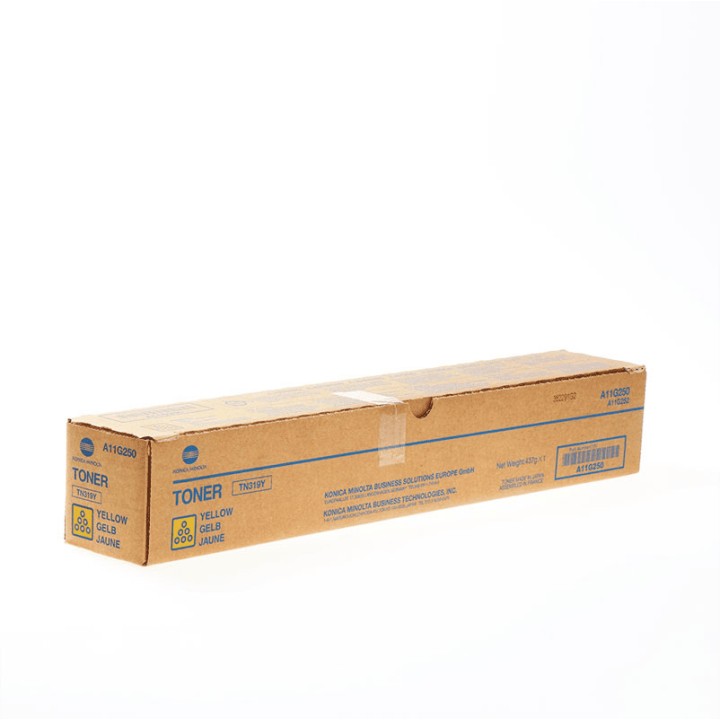 Toner Original KONICA MINOLTA TN319Y A11G250 Amarillo para Bizhub C360 (26k)