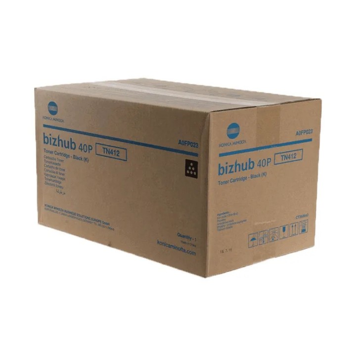 Toner Original KONICA MINOLTA TN412 A0FP023 Negro para Bizhub 40P (19k)