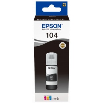 Botella de Tinta Original EPSON 104 C13T00P140 Negro