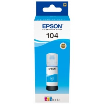 Botella de Tinta Original EPSON 104 C13T00P240 Cyan