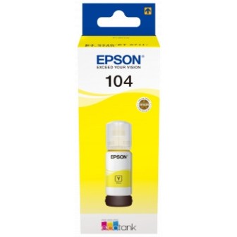 Botella de Tinta Original EPSON 104 C13T00P440 Amarillo