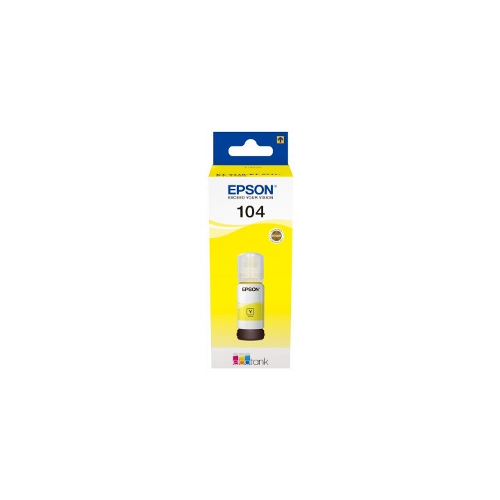 Botella de Tinta Original EPSON 104 C13T00P440 Amarillo