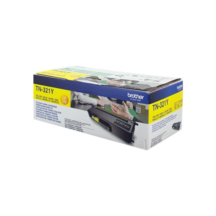 Toner Original BROTHER TN321Y Amarillo para HL-L8250CDN MFC-L8850CDW (1. 5k)