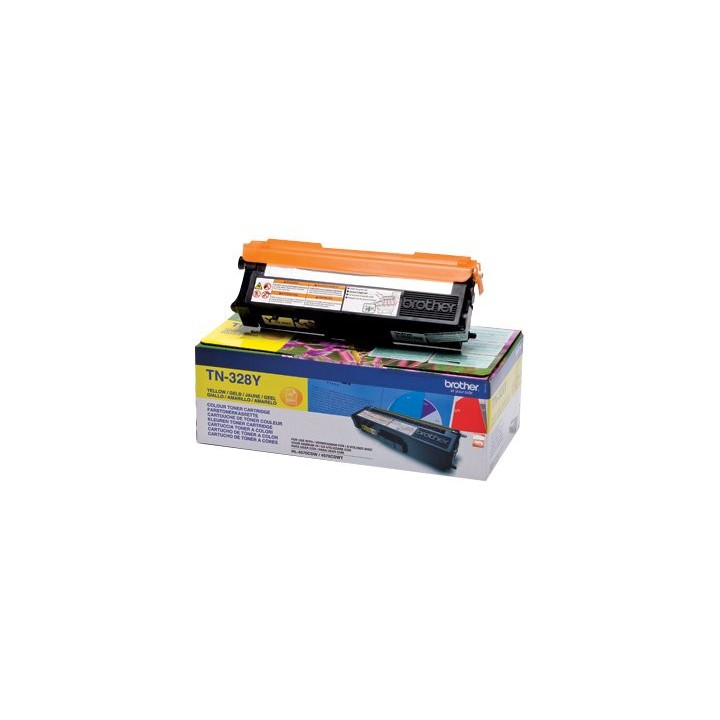 Toner Original BROTHER TN328Y Amarillo para HL-4570 MFC-9970 (6k)
