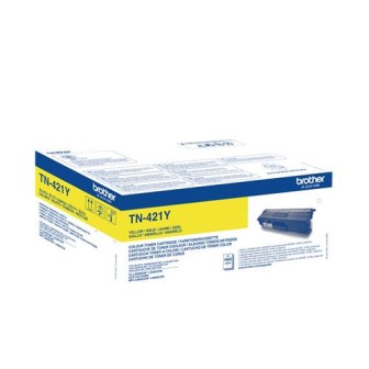Toner Original BROTHER TN421Y Amarillo para HL-L8260CDW HL-L8360CDW (1. 8k)