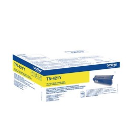 Toner Original BROTHER TN421Y Amarillo para HL-L8260CDW HL-L8360CDW (1. 8k)