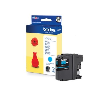 Tinta Original BROTHER LC121C Cyan (0. 3K)