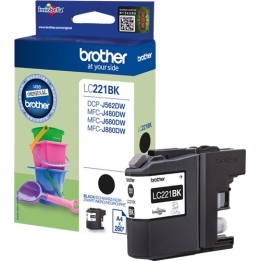Tinta Original BROTHER LC221BK Negro (0. 26K)
