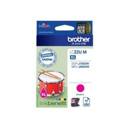 Tinta Original BROTHER LC22UM Magenta (1. 2K)