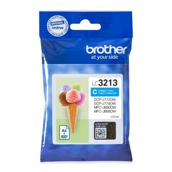 Tinta Original BROTHER LC3213C Cyan (0. 4K)