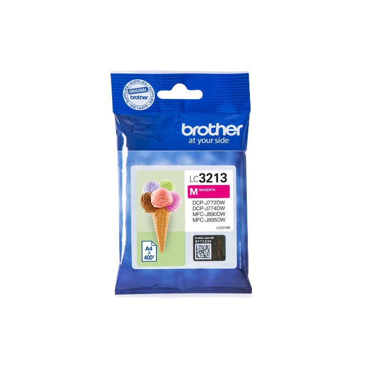 Tinta Original BROTHER LC3213M Magenta (0. 4K)