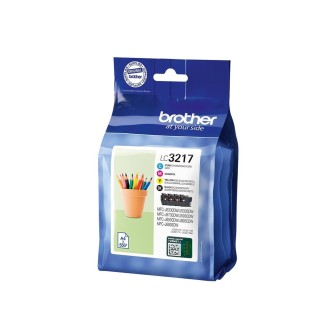 Tinta Original BROTHER LC3217 BK C M Y Multipack