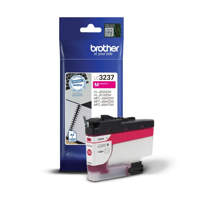 Tinta Original BROTHER LC3237M Magenta (1. 5K)