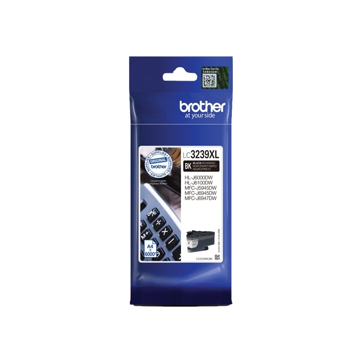 Tinta Original BROTHER LC3239XLBK Negro (6K)