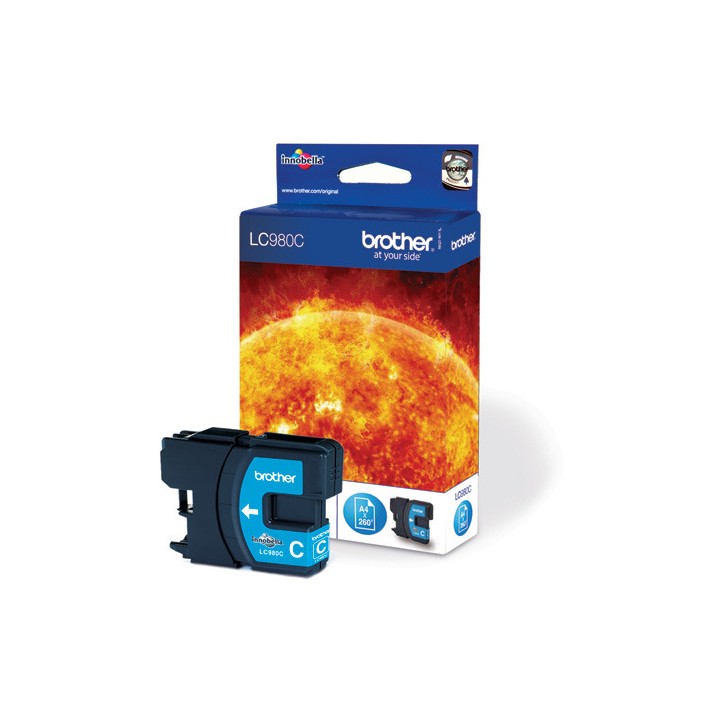 Tinta Original BROTHER LC980C Cyan (0. 26K)