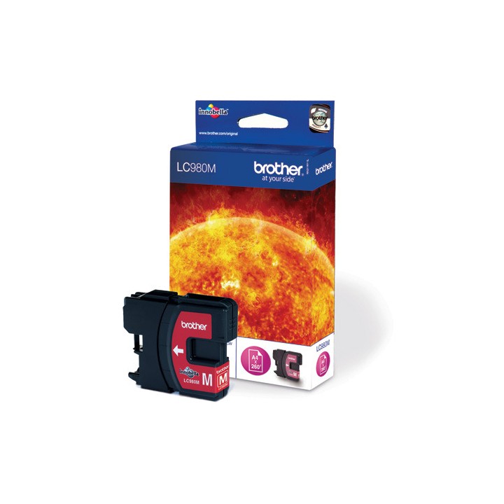 Tinta Original BROTHER LC980M Magenta (0. 26K)