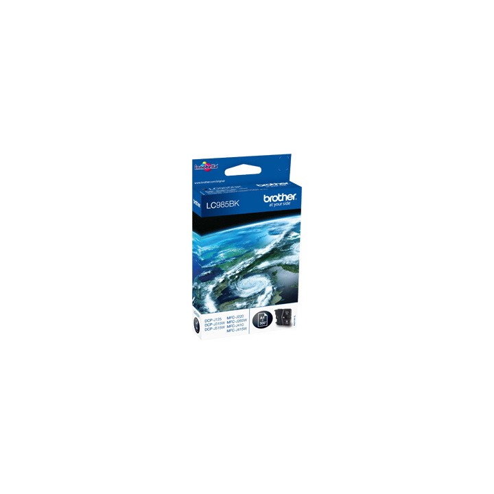 Tinta Original BROTHER LC985BK Negro (0. 3K)