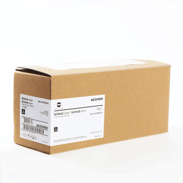 Toner Original KONICA MINOLTA TNP36 A63V00H Negro para Bizhub 3300P (10k)