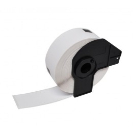 DK11201 BROTHER Etiquetas Adhesivas Compatibles - 29x90 mm - 400 Uds. - Texto Negro fondo Blanco