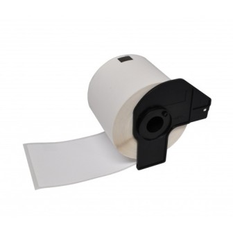 DK11202 BROTHER Etiquetas Adhesivas Compatibles - 62x100 mm - 300 Uds. - Texto Negro fondo Blanco