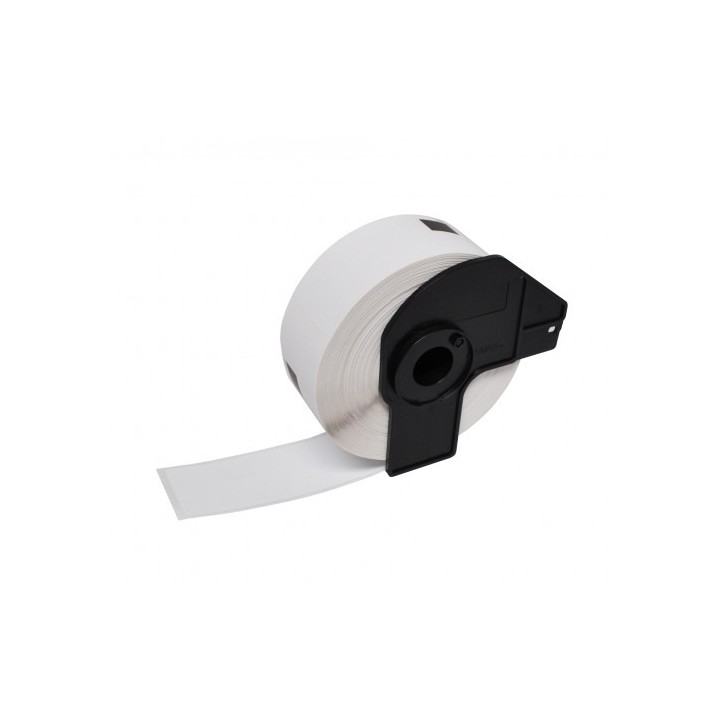DK11204 BROTHER Etiquetas Adhesivas Compatibles - 17x54 mm - 400 Uds. - Texto Negro fondo Blanco
