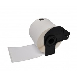 DK11247 BROTHER Etiquetas Adhesivas Compatibles - 103x164 mm - 180 Uds. - Texto Negro fondo Blanco