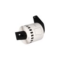 DK22113 BROTHER Etiquetas Adhesivas Compatibles - 62mm x 15 24 metros - Texto Negro fondo Transparente